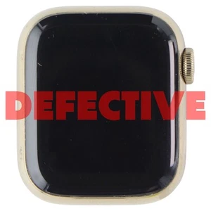 DEFECTIVE - Apple Watch Series 7 (GPS + LTE) A2475 (41mm) - SS Gold/Blue Sp Band - Picture 1 of 3