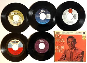 45 RECORD LOT ~ Country Music w/ Roy Orbison, Ray Price, Ricky Skaggs +++ - Picture 1 of 1