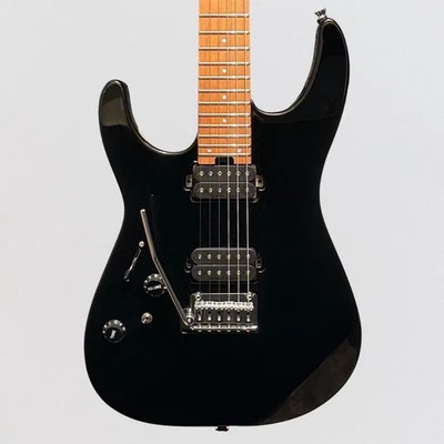 Charvel Pro-Mod DK24 HH 2PT CM 左手电吉他 - 黑色 — 第 1/4 张图片