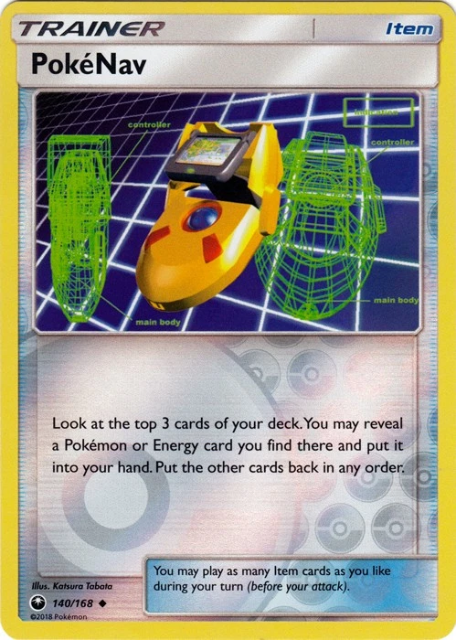 PokeNav - 140/168 - Uncommon - Reverse Holo Near Mint Celestial Storm - Image 1 of 1