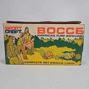 Original Sport Craft Junior Boccia Ball Komplettsatz Vintage BRANDNEU UNBENUTZT - Bild 1 von 3