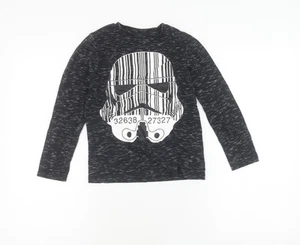 Star Wars Boys Black Long Sleeve Stormtrooper T-Shirt (Age 7) - Picture 1 of 12