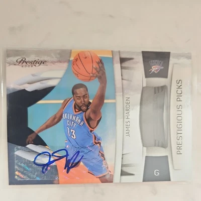 James Harden 2009 Prestige Prestigious Picks AUTO/50 RC Rookie Arizona State Foto 1 de 4