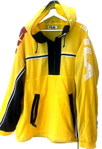 FILA 🚭 JACKE • HOODIE • GELB • KAPUZE•  L  46 48 50 • LIMITED EDITION • TOP - Bild 1 von 16