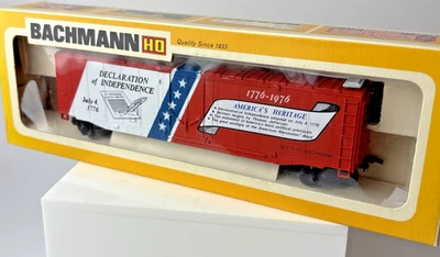 Bachmann 1281 51’ Bicentennial Box Car Declaration Of Independence HO Scale NOS - Image 1 of 3