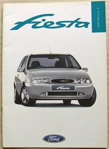 FORD FIESTA Car Sales Brochure June 1999 #FA1260/12 ENCORE Finesse ZETEC Ghia LX - Picture 1 of 4
