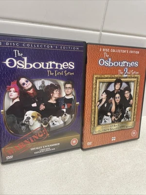 Osbournes, the : Season 1 & 2  (Uncensored, DVD, 2002) RARE - Reg 2 - Image 1 of 4