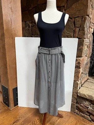 ALC women's black & white striped skirt - Image 1 of 4