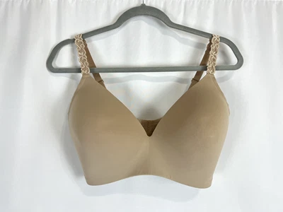 Sujetador NATORI 38DDD 723321 Pure Luxe Contorno Inalámbrico Café Desnudo Bronceado Triple D Foto 1 de 4