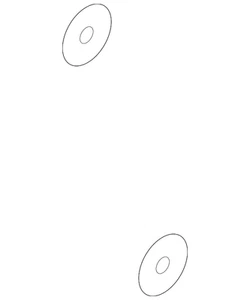 Genuine Nissan Disc Brake Caliper Bracket Mounting Bolt Washer 01311-01251 - Picture 1 of 2