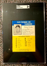 1965 Hasbro Challenge The Yankees Mickey Mantle Game Card SGC 3
