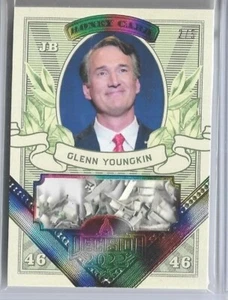 RARE 2022 DECISION UPDATE RAINBOW 2023 GLENN YOUNGKIN CASH MONEY CARD #MO10 ~ /5 - Picture 1 of 2