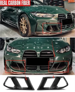 Fits 21-23 BMW G80 G82 M3 M4 CARBON FIBER FRONT BUMPER AIR DUCT VENT REPLACEMENT - Bild 1 von 10
