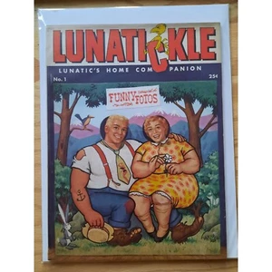 Vintage Lunatickle Lunatic's Home Companion Comic Book Magazine No 1 Feb 1956 Or - Picture 1 of 2