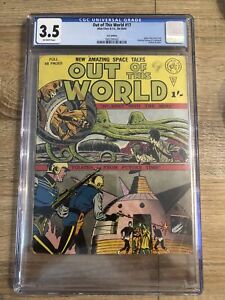 CGC 3.5 Out of This World #17 - Reprints Amazing Fantasy #15 -1st App Spider-Man