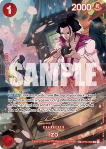 One Piece 500 Years into the Future Izo Special Rare OP03-003 NM english - Bild 1 von 1