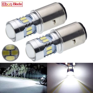 2 X 6V 12V BA20D Bright White 12SMD LED Headlight Bulb Lamp 6000K High-low Beam - Foto 1 di 8