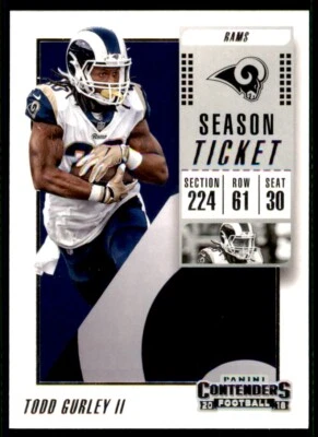 2018 Panini Contenders #46 Todd Gurley II - Image 1 of 2