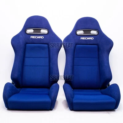 【1 PAR】AUTÉNTICO RECARO SR4 INTEGRA DC5 AZUL【UBICACIÓN US ➞�SIN ADUANAS】 Foto 1 de 4