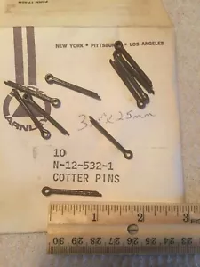 Alfileres Cotter Metric 3mm X 25mm DIN 94 - 2 Paquetes de 10 (20 piezas en total) - Imagen 1 de 1