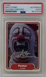 Mike Starr signierte Pooter Der Clown Onkel Buck Film John Candy Sammelkarte PSA - Bild 1 von 2