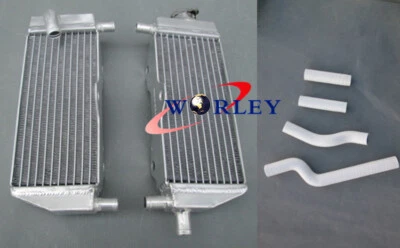 Radiador y manguera de aluminio blanco para Yamaha YZ250 YZ 250 1996-2001 96 97 98 99 00 Foto 1 de 4