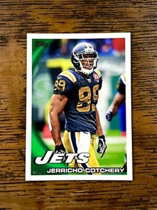 Jerricho Cotchery 2010 Topps Football #312 MINT NY Jets Legends Jersey NC State - Bild 1 von 2