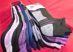 Reebok 6-Pack Women's Size 4-9 Tech Comfort Low Cut Ankle Socks,assort Color NEW - Picture 1 of 8