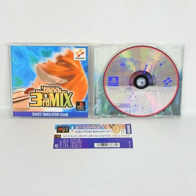 PS1 DANCE dance REVOLUTION 3rd MIX DDR Spine Playstation For JP System p1 - Image 1 of 2