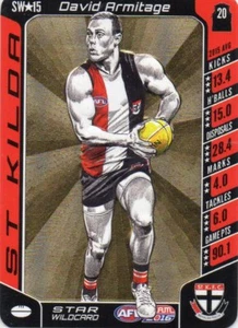 2016 Teamcoach Star Wildcard SW-15 David Armitage St Kilda - Picture 1 of 1
