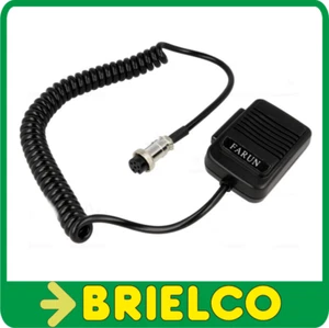 MICROFONO DE MANO ELECTRET EMISORA CB FE200 FARUN CONECTOR 6 PIN HEMBRA BD6933 - Imagen 1 de 1