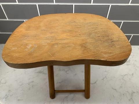 VTG 1950s NEVCO Fold N Carry Stool Milking YUGOSLAVIA Collectible 12”x 8.5”x9.5" Cover