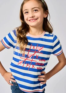 NWT Girls Finding Foxtale Love Always Win Tee Valentine's Day Tee Size 10 - Picture 1 of 2