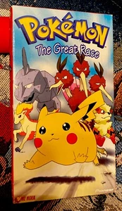 Pokemon The Great Race (VHS, 1999) VG - Picture 1 of 2