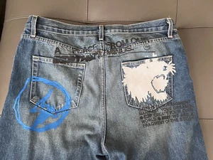 CACTUS JACK FOR FRAGMENT FROM OUR MINDS DENIM Jeans 34 - Picture 1 of 4