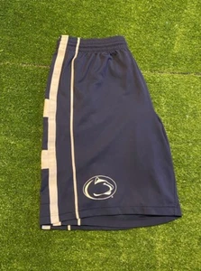Penn State Nittany Lions short mens medium blue nike Y2k vintage football Y - Picture 1 of 9