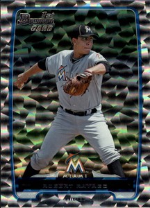 2012 Bowman Draft Draft Picks Silver Ice #BDPP141 Robert Ravago - NM-MT