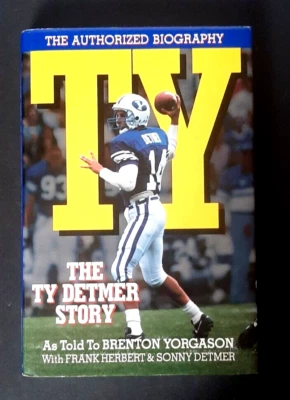 TY DETMER Story 1992 1st edition  Facsimile autograph - Image 1 of 4