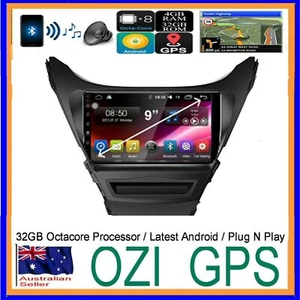 HYUNDAI ELANTRA MD3 2013-15 GPS WIRELESS CARPLAY ANDROID AUTO DAB DVR TPMS ODB - Picture 1 of 12