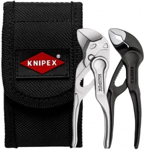 Knipex 4" 002072V04 XS Pliers 2 pcs set with Belt Pouch New - Picture 1 of 7