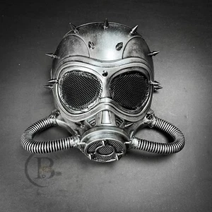 HALLOWEEN STEAMPUNK FACE MASK MASQUERADE COSPLAY MASK RESPIRATOR GAS MASK - Picture 1 of 13