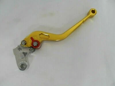 Kawasaki ZX10R ZX600 ZX6R Ninja 1998-09 Yana Shiki Adjustable Gold Clutch Lever - Image 1 of 4