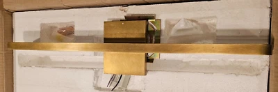 Tech Lighting 700BCBND24NB-LED930 Banda 1 Light 24"W LED Bath Bar -Natural Brass - Image 1 of 4