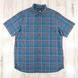 The North Face Shirt Mens Large Blue Nylon Quick Dry - Picture 1 of 14