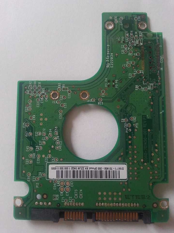 Scheda Di Controllo PCB 2060-701450-001 Elettronica Per Disco Rigido - Immagine 1 di 1