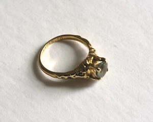 Bario Neal: Green/Blue Sapphire Customized Ring  - Picture 1 of 10