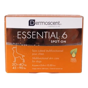 Dermoscent Essential 6 Spot-On for Dogs 45-90LB 4 COUNT BOX - Picture 1 of 1