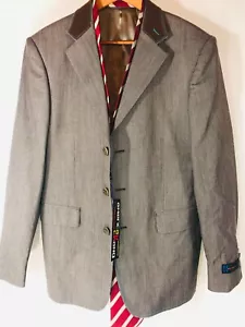 Blazer uomo American Chang 3 bottoni funky taglia L grande stile Harry Potter - Foto 1 di 18