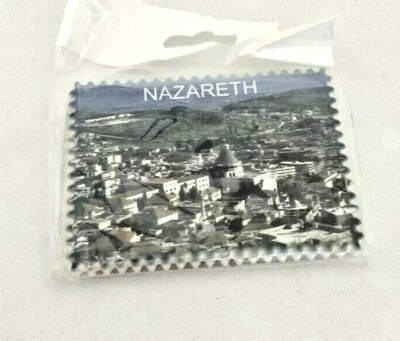 Nazareth City and Annunciation Church Ceramic Fridge Magnet Souvenir  - Image 1 of 4