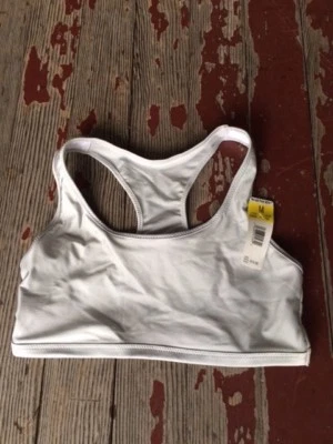 WARNER'S Lightweight Sports Bra Silver Size M New W/Tag - Image 1 of 4